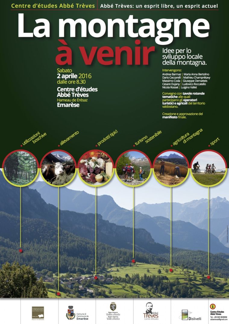 “Lo sviluppo locale della montagna”: se ne parla a Emarèse al Centre Abbé Trèves