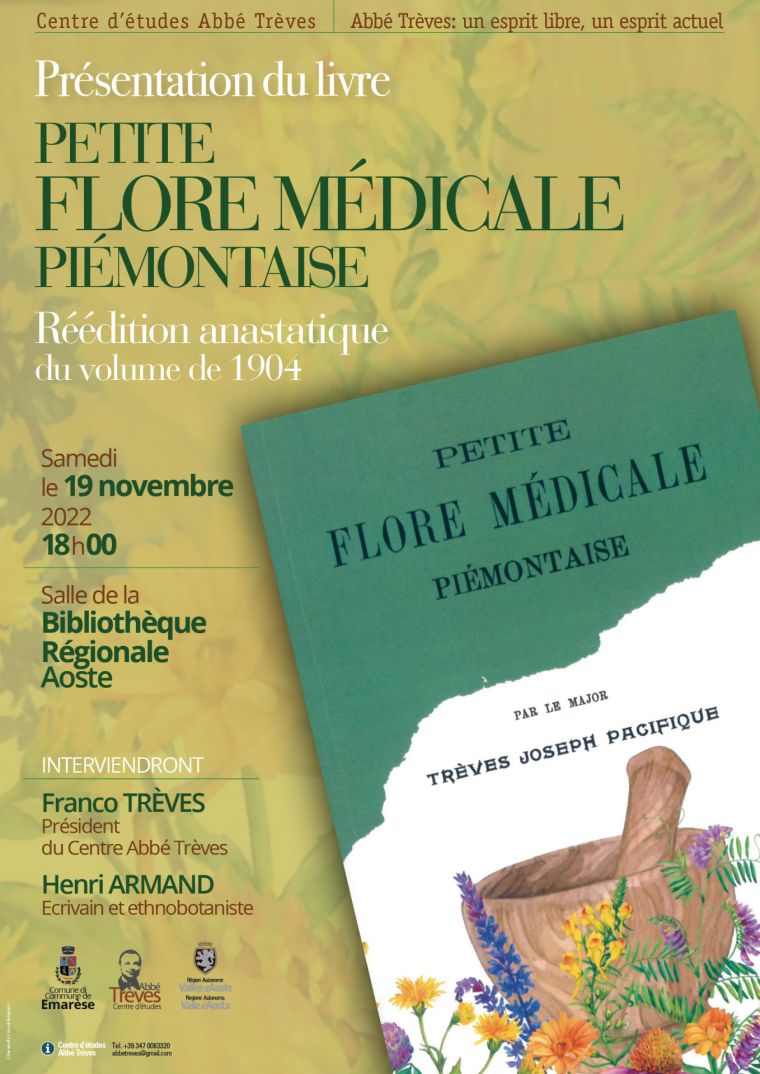 Presentazione del libro "PETITE FLORE MÉDICALE PIEMONTAISE"